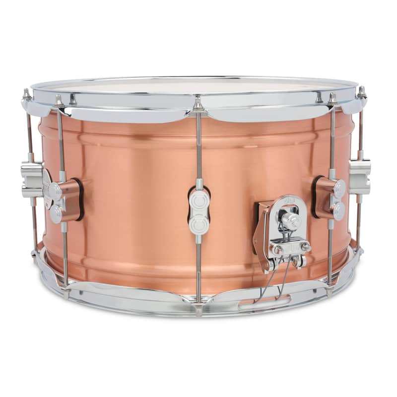 PDP PDSN0814NBCC Concept 8x14" Snare Drum – Brushed Copper Shell image 1