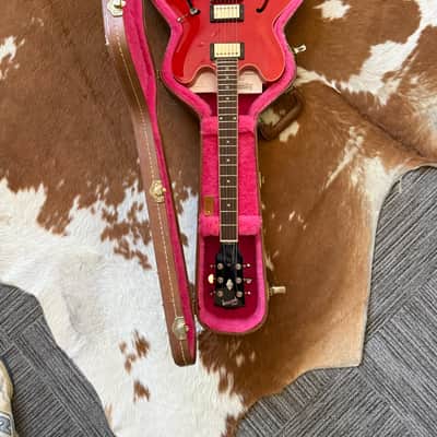 2013 Gibson Memphis ES-335 Dot - Cherry Red w/ OHSC - Pro Headstock Repair, Fresh Setup & Fret Crown image 7