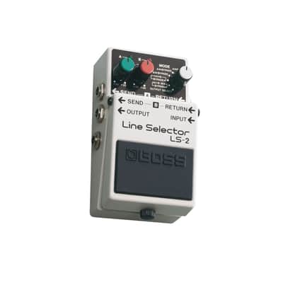 Boss LS-2 Compact Battery and Adapter Powered Line Selector Pedal with Level Control and Six Looping Modes for Multiple Effects Setups image 4