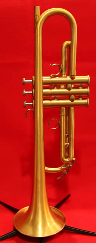 Yamaha YTR-636 Trumpet - Brushed with Gold Epoxy Lacquer Finish