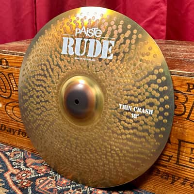 18" Paiste RUDE Thin Crash Cymbal 1518g *Video* image 2
