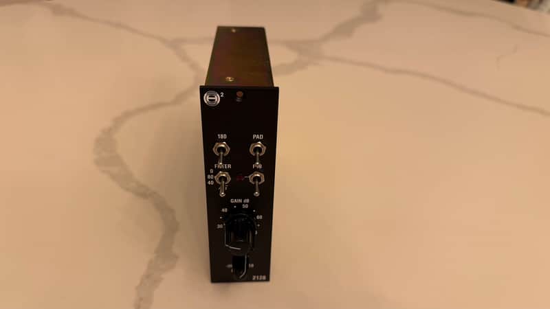 H2 Audio 2128 500 series Mic Pre-Amp 2025 - Black image 1