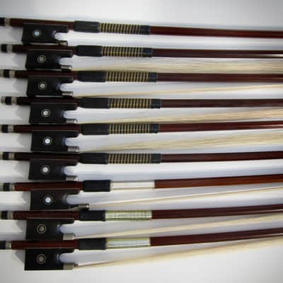 German Violin Bow High Quality 3/4 Size Circa-1900s-Brown image 10