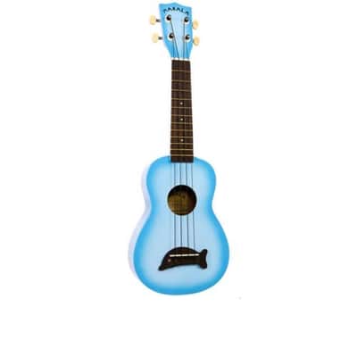 Kala MK-SD/LBLBURST Dolphin Series Soprano Ukulele