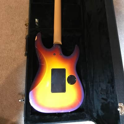 Left Handed ESP Sunburst Tiger George Lynch Signature 1990's Sunburst Tiger image 4