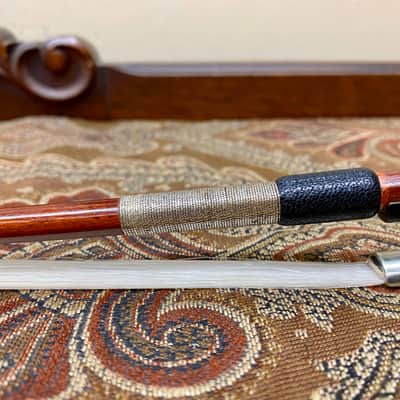 Sugito 1/8 Violin Bow Pernambuco Nickel Mounted image 4