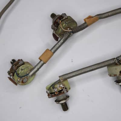 Vintage 1968 Harmony Rocket Wiring Harness - Centralab 1 Meg pots & Caps image 2