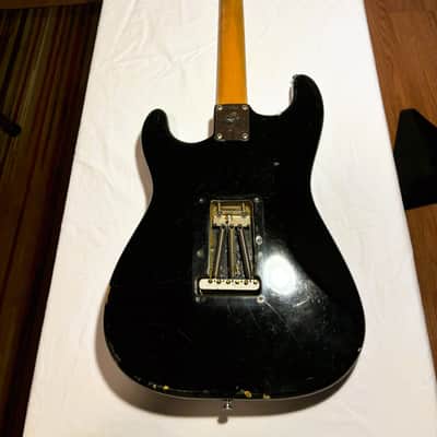 Fender Stratocaster 1965 - Factory-Original Black Over Charcoal Frost image 10