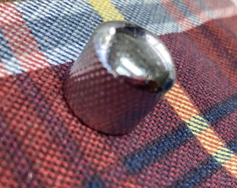 Chrome Fender Concentric Jazz Bass / Telecaster Top Knob~ Press-On, J, Tele image 1