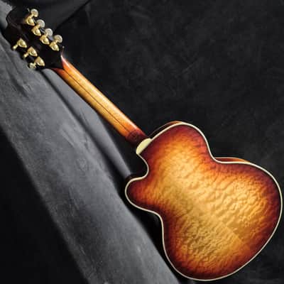 2003 Victor Baker Model 17 7-string electric archtop guitar w/OHSC image 4