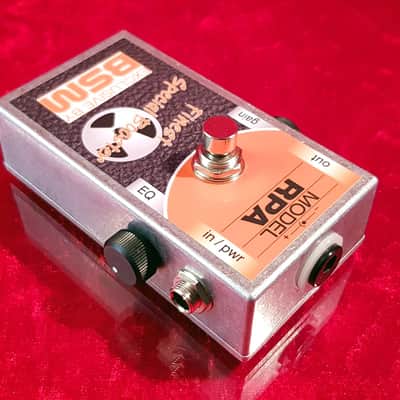 Rare BSM Treble Booster RPA 1970s Overdrive Sound of Ritchie Blackmore w/ box TOP image 5