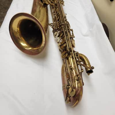 Selmer Mark VI Baritone Saxophone with Low A circa 1961, with Bam case image 11