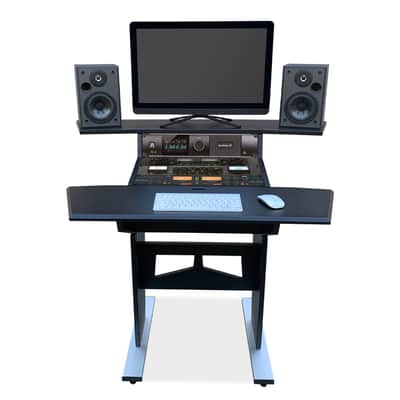 Bazel Studio Desk Analogue Single Workstation - Black image 1