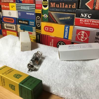 NOS 1967 OrangeGlobe Amperex 7308 USA ~ Premium Upgraded 6922 6DJ8 ~ OE Box + Amplitrex Digitial Tested ~ Expansive Tone Transparent Detail Warm Bass HolyGrail ~ Rode K2 NTK Vocals image 2