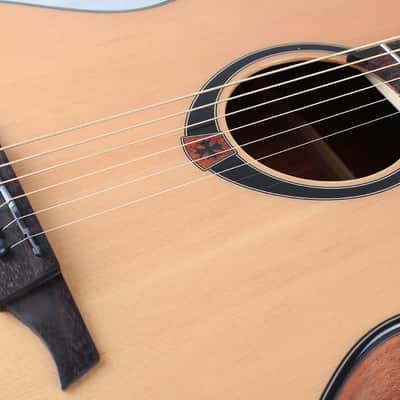 Lag Tramontane T66A Auditor Acoutic Guitar Natural image 6