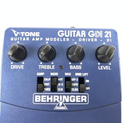 Behringer GDI21 Guitar Amp Modeler Preamp DI From Japan image 4