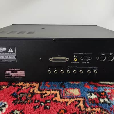 Roland S-750 Digital Sampler 1991 + MU-1 Mouse Controller - Black (Serviced / Warranty) image 4