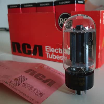 RCA 6L6-GC Blackplate 1960's image 1