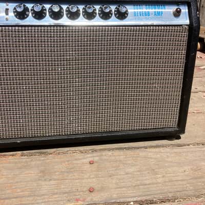 Fender Dual Showman Reverb 2-Channel 100-Watt Guitar Amp Head 1970 - 1976 - Silverface image 3