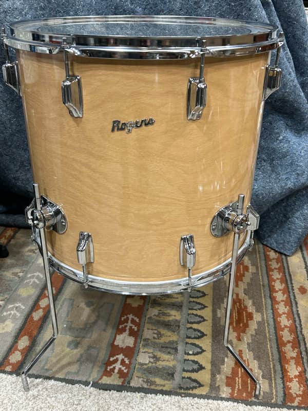 Rogers 16" deep X 18" head Fullerton Floor Tom (314-10304) 60's - Maple Cortex image 1
