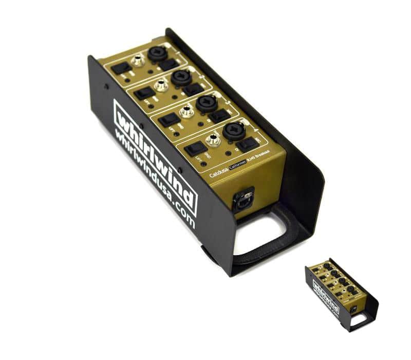 Whirlwind Catformer 4 channel RJ45 Combo Box XLR/DI to Neutrik Ethercon Catdusa - New image 1