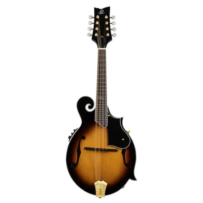 Ortega RMFE90TS F-Style Series Solid Spruce Top Maple Neck 8-String Acoustic-Electric Mandolin w/Deluxe Gig Bag image 4
