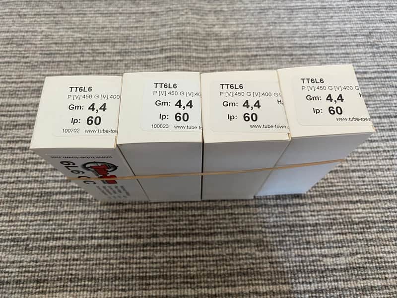 Tubetown 6L6GC Power Tubes, Matched Quad image 1