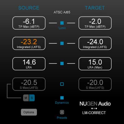 NuGen Audio Loudness Toolkit - DAW Loudness Compliant Delivery Software Bundle (Download) image 11