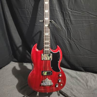 2023 Gibson SG Standard Bass- Heritage Cherry image 1