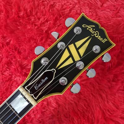 Rare - Aria Pro II LC-1000 1977 - Tobacco Brown Sunburst Lacquer Finish - Les Paul Custom - Original DiMarzio Super II DP104 Humbuckers - Ebony Fretboard & Mother Of Pearl Inlays - Made In Japan - MIJ image 9