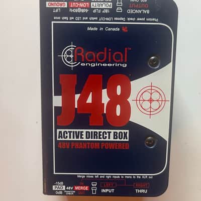 Radial J48 Active Direct Box 2010s - Blue image 1