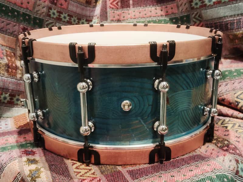 SSS Solid Shell Shop Custom Snare Drum - 2026 - Blue image 1