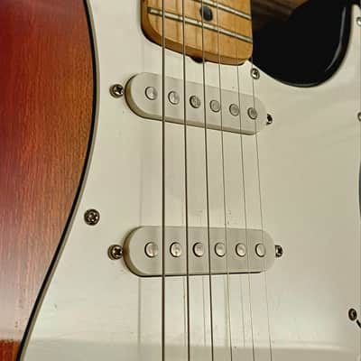 Aria Stratocaster Vintage 1970-1972 - Drei Tone Cherry-Sunburst image 12