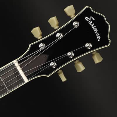 Eastman T484-GB 14" Thinline, Seymour Duncan Pickups in Goldburst with Case #P2401370 imagen 7
