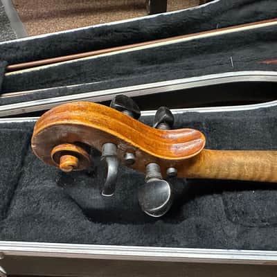 Used Ägidius Sebastian Klotz Fecit Mittenwald Vintage 4/4 full size Violin w/ hard case w/ Pickup image 12