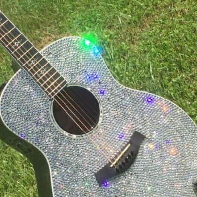 Taylor Swarovski guitar 2013 Swarovski/black image 1