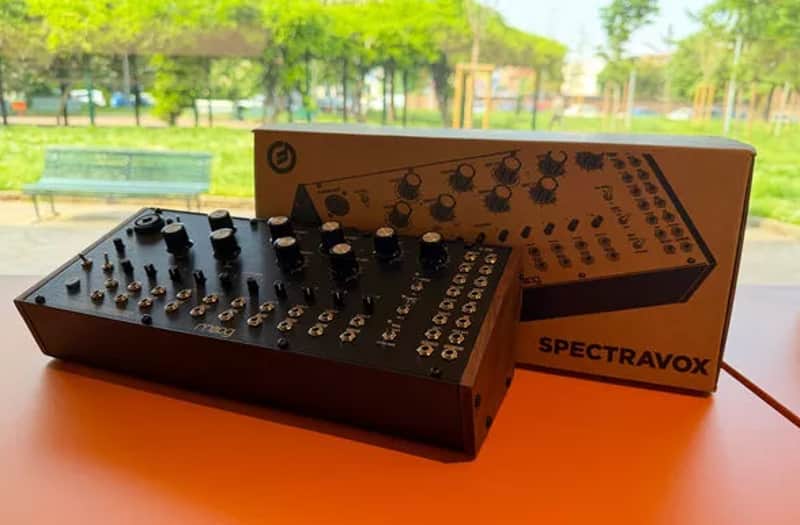 Moog Spectravox Semi-Modular Analog Spectral Processor 2024 - Present Black with Wood Sides image 1