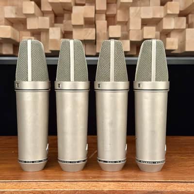Vintage Neumann U87 Condenser Microphone Matched Quartet! Sequential SNs! 1971 U 87 With Swivel Mounts. Rare! image 5