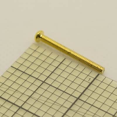 Gold Steel Humbucker Pickup Mounting Screws 2.3mm x 26mm - 24 image 3
