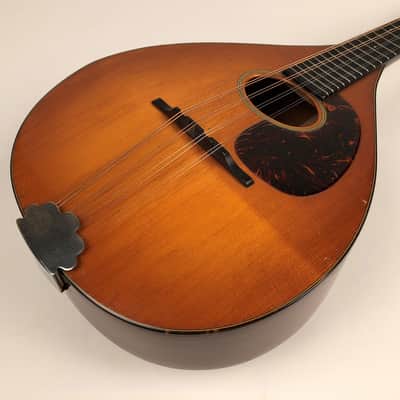 1940 Martin A-Style Mandolin in Sunburst with Oval Soundhole and OSSC image 1