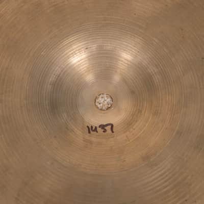 1960s Zildjian 15" A Hi Hat Cymbals 1220g 1437g image 13