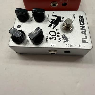 Gokko Sonic Fire Distortion + Caline So What Flanger Guitar Effect Pedal Lot image 4