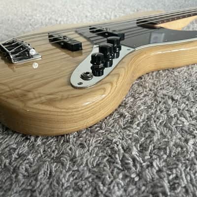 Fender FSR Jazz Bass 2016 MIM Special Edition Deluxe Natural Ash 4-String Guitar image 4
