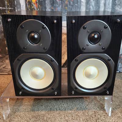 Onkyo Onkyo D-720 are 2-way bass-reflex bookshelf speakers 90s  - Black image 4
