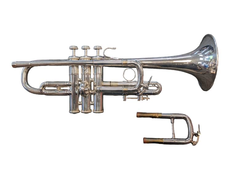 Bach 304 Silver Plated Eb/D Trumpet image 1