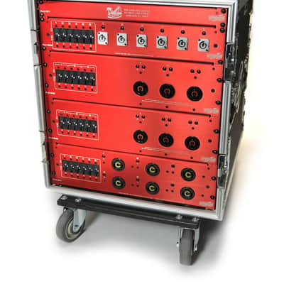 Whirlwind Powerlink Power Distro12U 24X30 200 Amp Service with meter UL Approved image 2