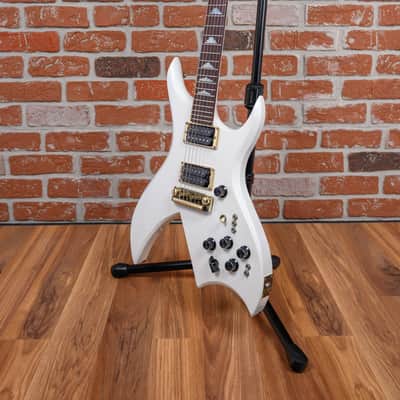 B.C. Rich USA Bich 6 Glitter Rock White 1981 w/Hard Shell Case image 5