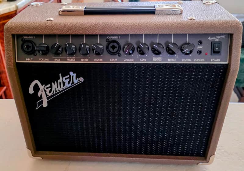 Fender Acoustasonic 40 Watt 2023 - Brown Tolex Covered image 1