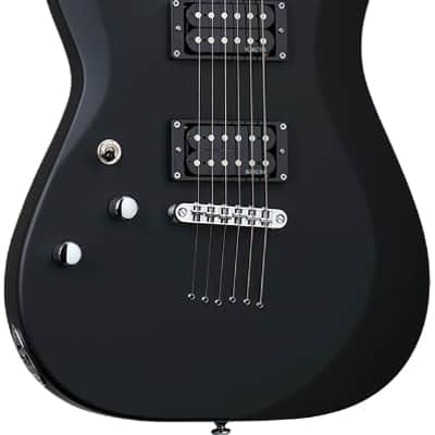 Schecter C-6 Deluxe Left Handed Solid-Body Electric Guitar Satin Black image 12