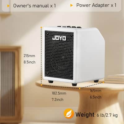 JOYO Vibe Cube BA-30 30W Bass Combo Amplifier Portable Amp 4" Speaker with 3-Band EQ & Compressor | Bluetooth 5.1 + OTG Direct Recording | Headphone Practice for Bassist Solo Livestream Gigs image 9